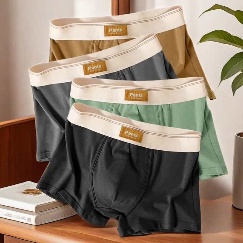 3pcs Men's Cotton Boxer Shorts